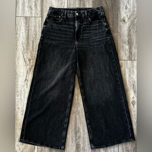 American Eagle Denim Women’s 8 Short Curvy Super High-Rise Baggy Wide Leg Jeans